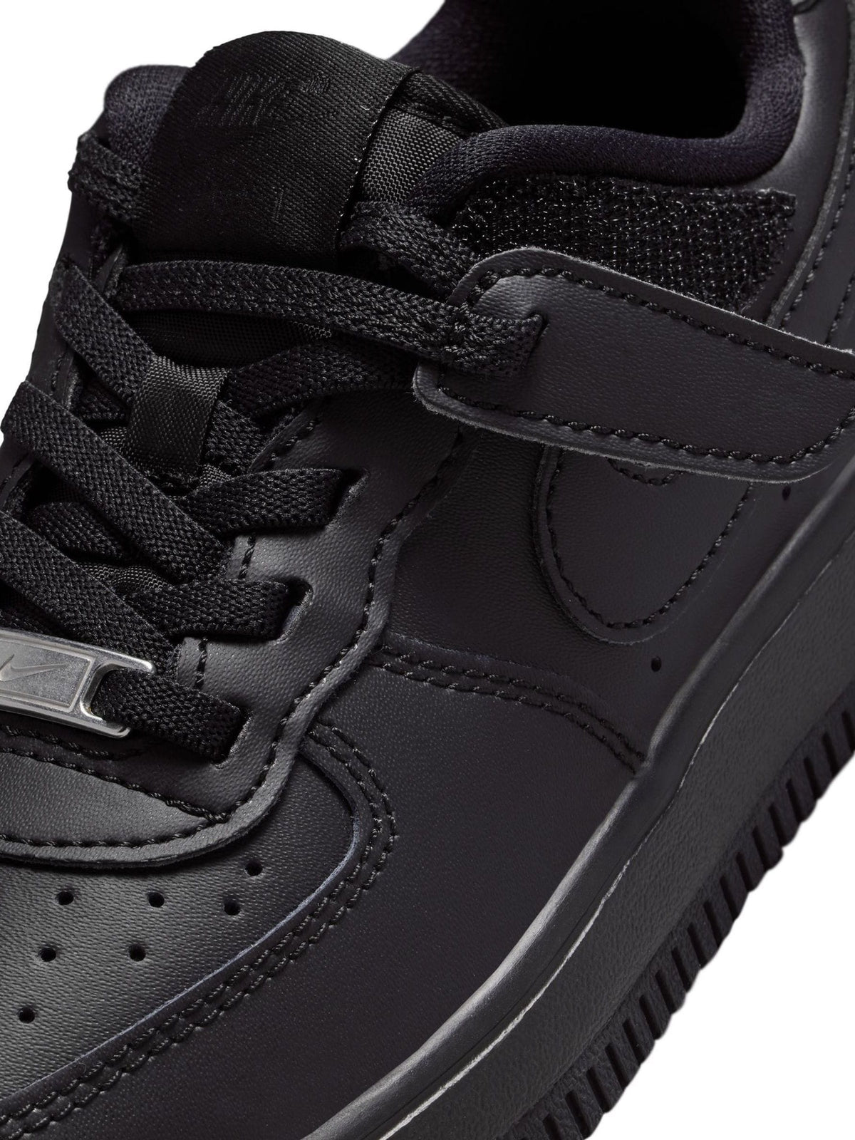 Nike Black Junior Air Force 1 Easy On Trainers