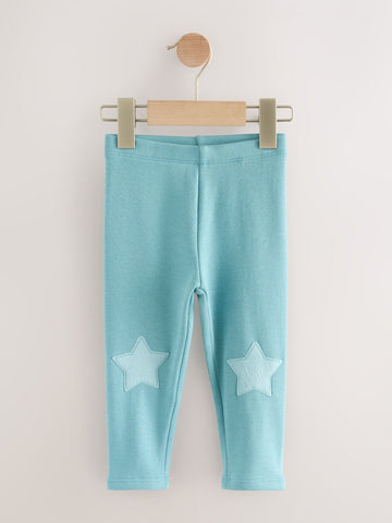Blue Teal Cosy Leggings