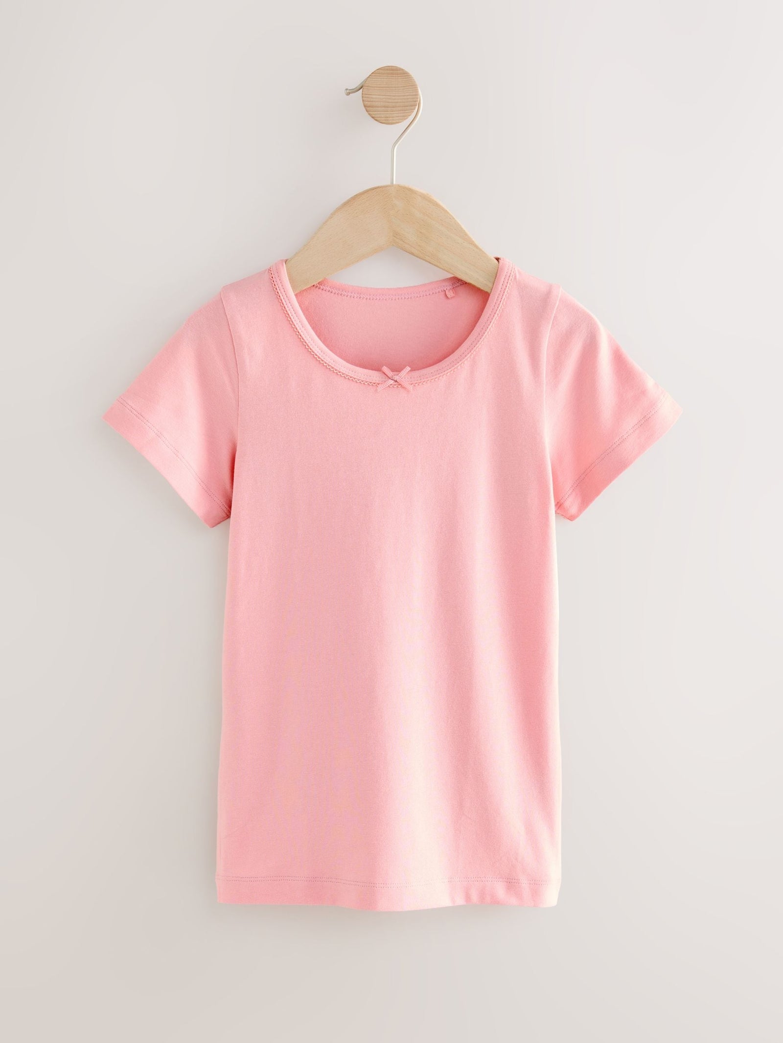 Pink Short Sleeve Vests 2 Pack (1.5-12yrs)