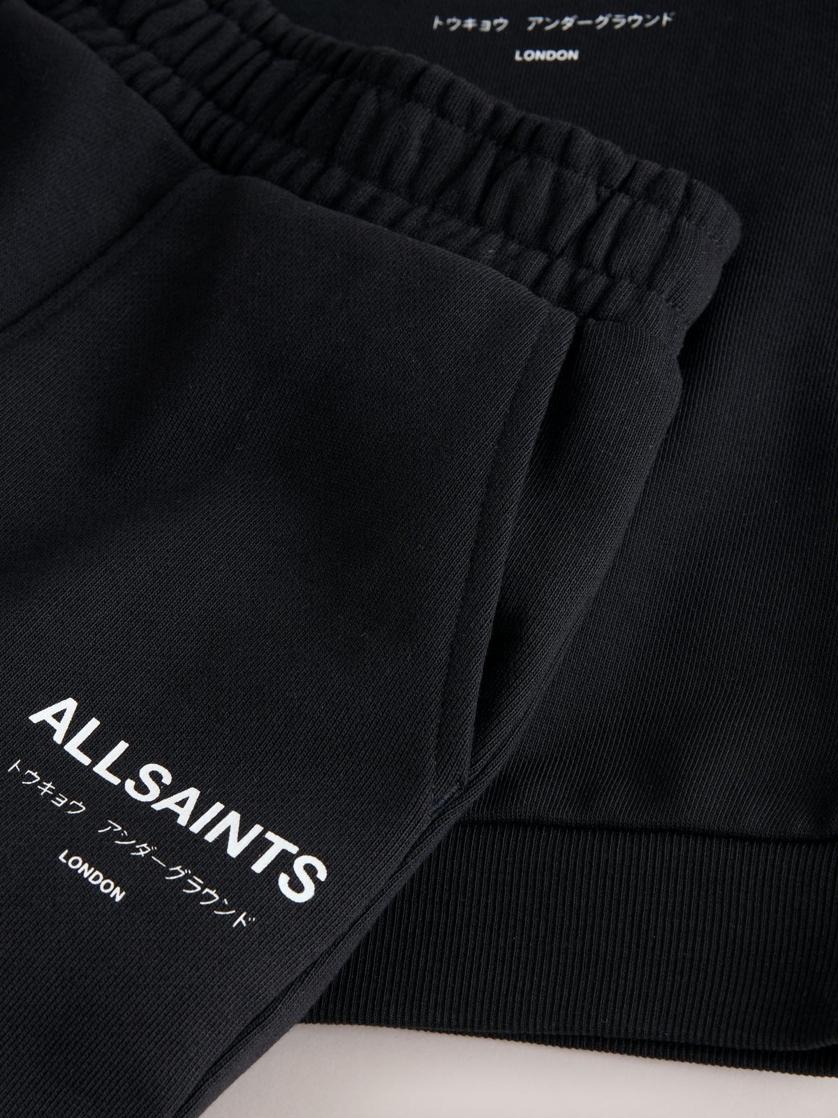 smALLSAINTS Black Underground Oversized Sweatshirt and Joggers Set