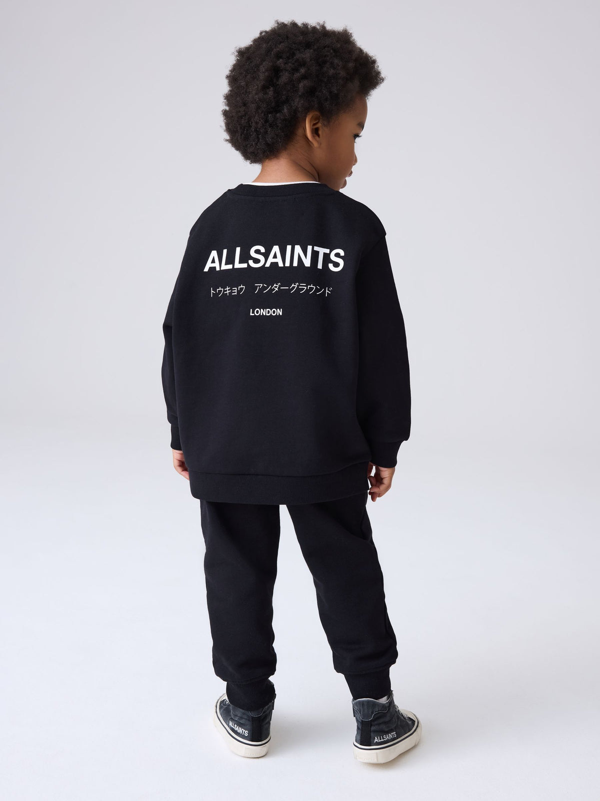 smALLSAINTS Black Underground Oversized Sweatshirt and Joggers Set