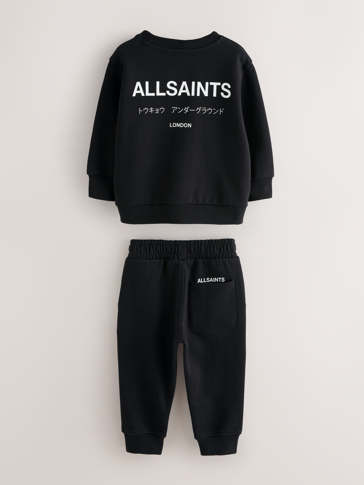 smALLSAINTS Black Underground Oversized Sweatshirt and Joggers Set