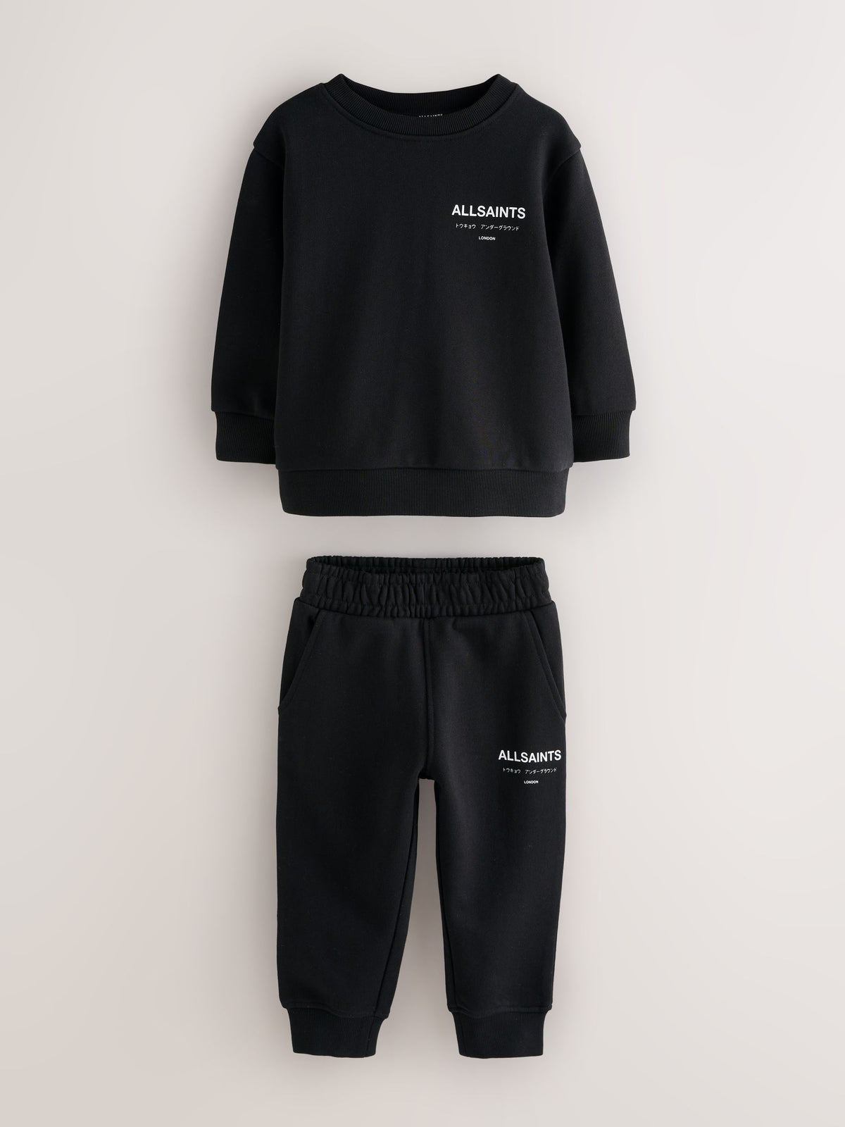 smALLSAINTS Black Underground Oversized Sweatshirt and Joggers Set