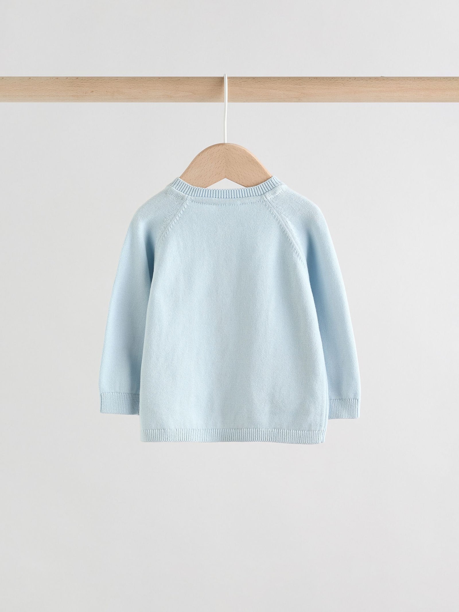 Blue 100% Cotton Knitted Baby Cardigans 2 Pack (0mths-3yrs)