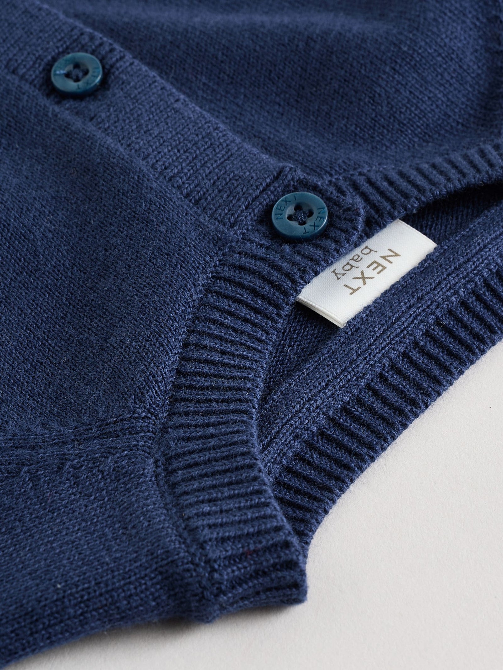 Blue 100% Cotton Knitted Baby Cardigans 2 Pack (0mths-3yrs)