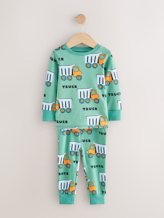 Multi Mini Snuggle Pyjamas 3 Pack (9mths-10yrs)