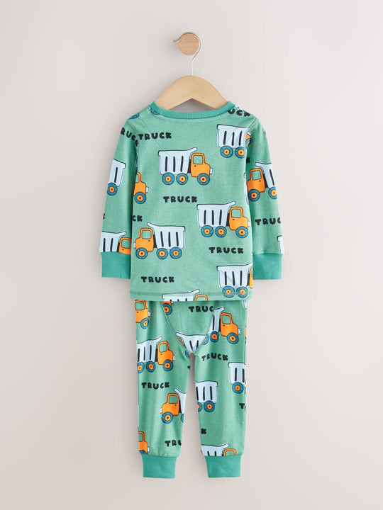 Multi Mini Snuggle Pyjamas 3 Pack (9mths-10yrs)