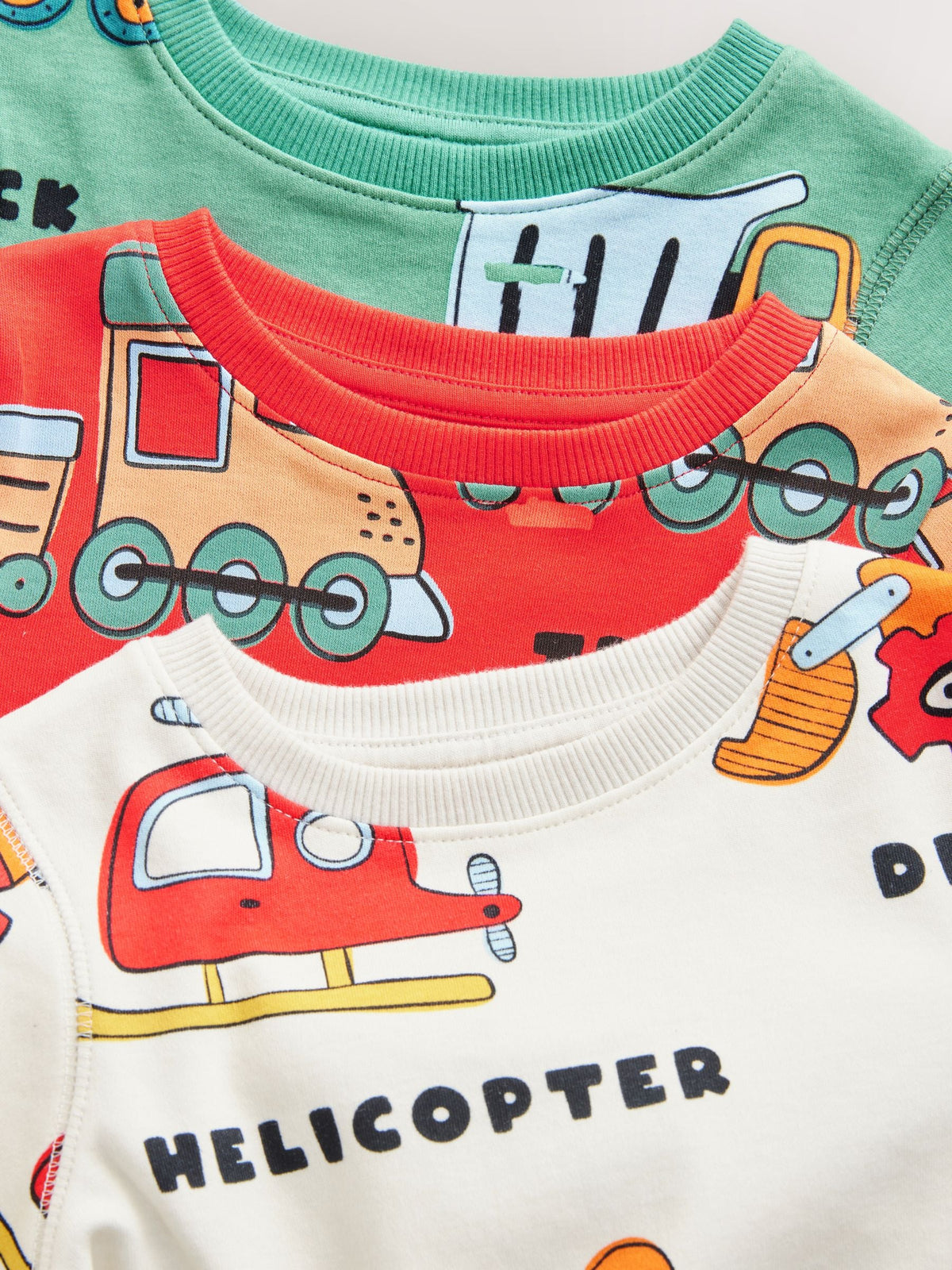Multi Snuggle Pyjamas 3 Pack (9mths-10yrs)
