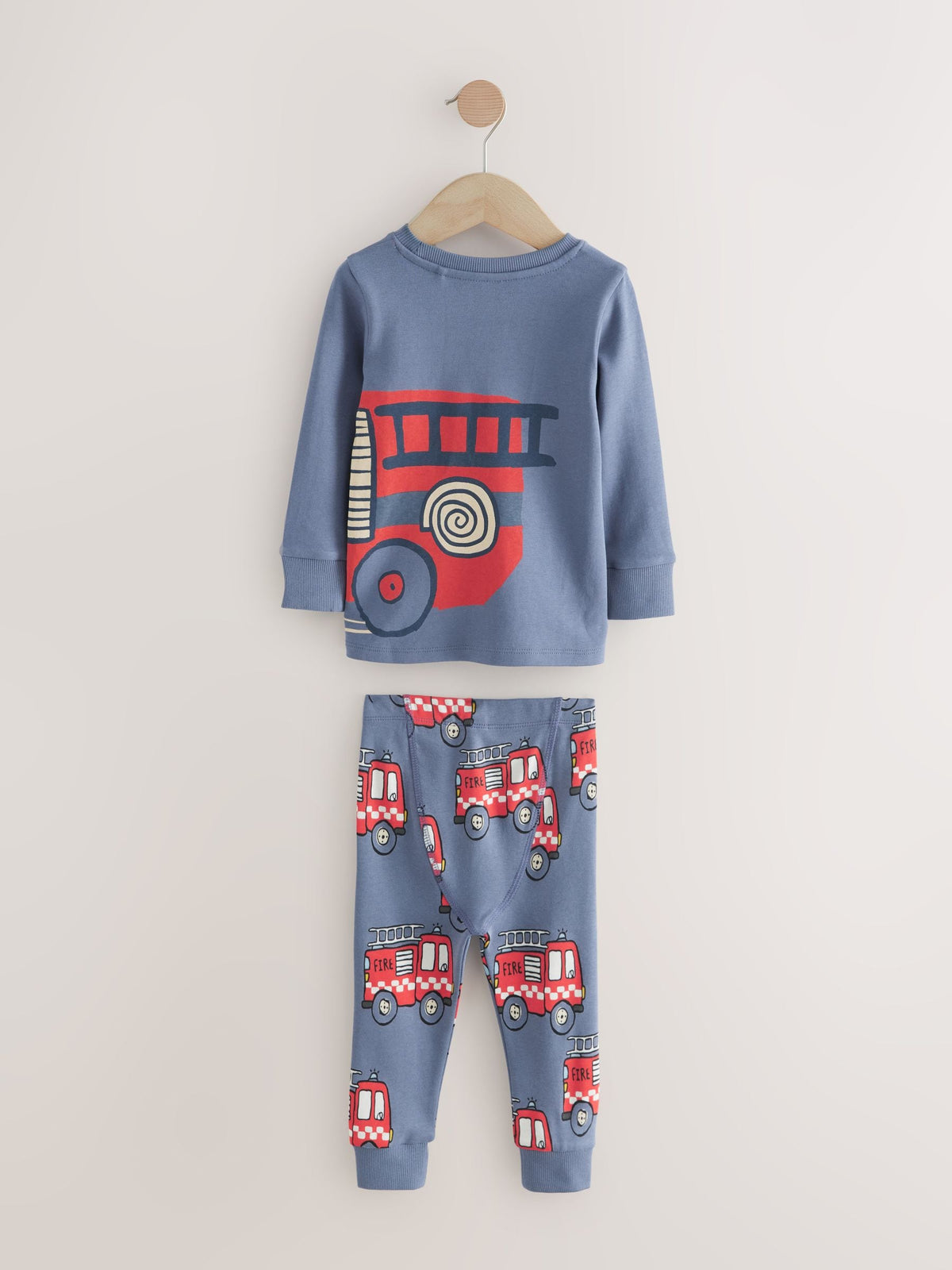 Red/Blue Emergency Vehicle Snuggle Pyjamas 3 Pack (9mths-10yrs)