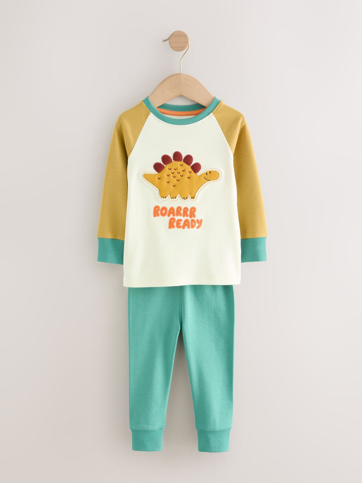 Multi Dino Snuggle Pyjamas 3 Pack (9mths-8yrs)