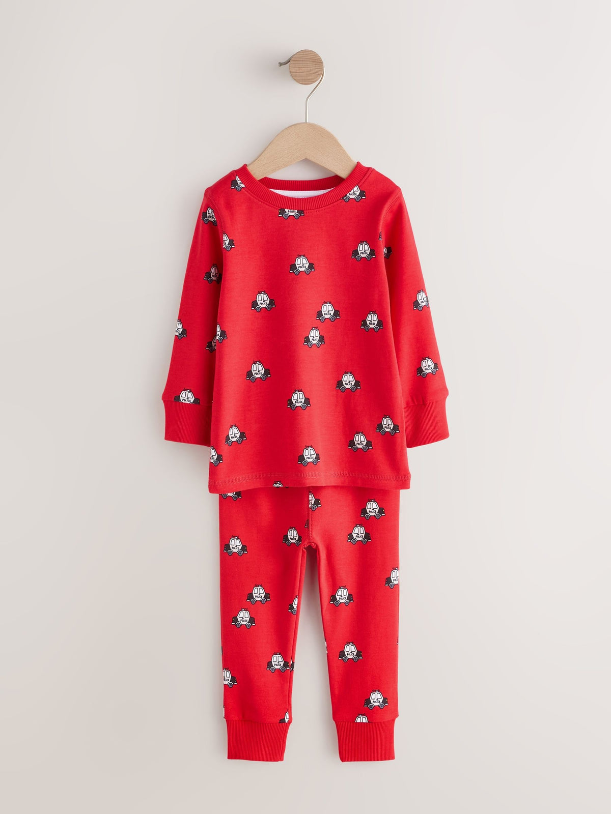 Dark Red/Blue Emergency Vehicle Snuggle Pyjamas 3 Pack (9mths-10yrs)