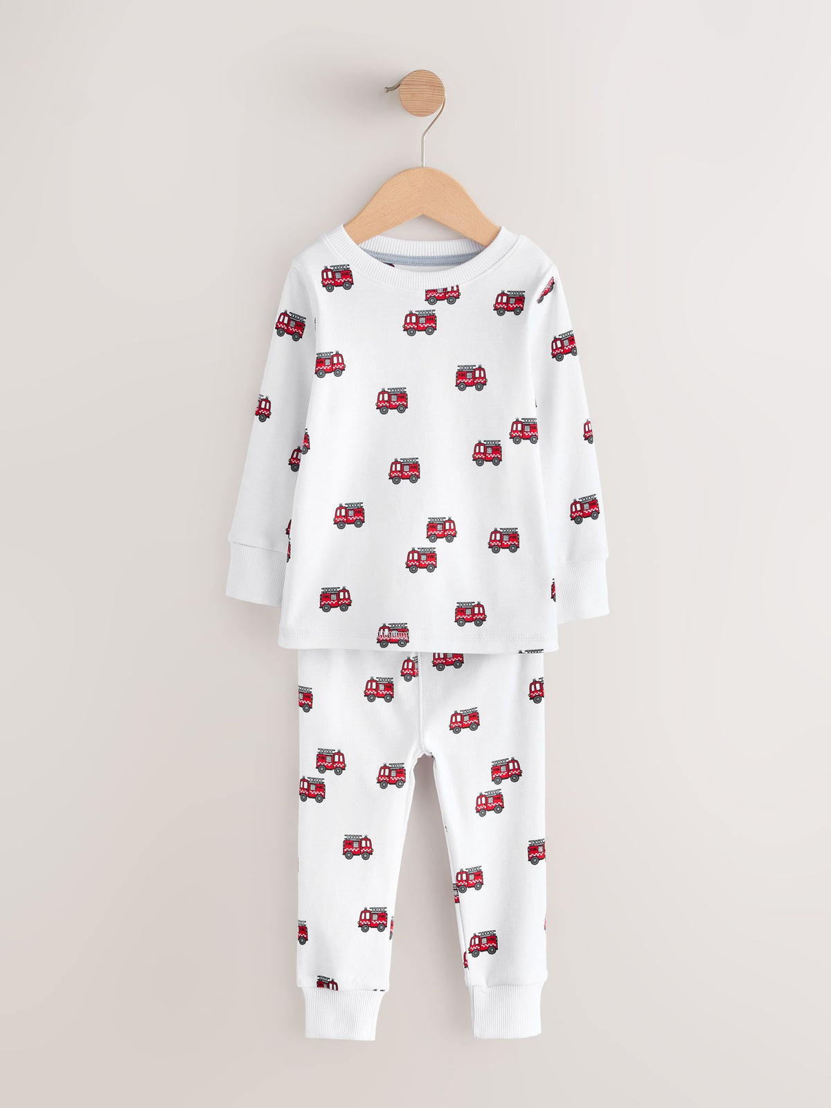 Dark Red/Blue Emergency Vehicle Snuggle Pyjamas 3 Pack (9mths-10yrs)