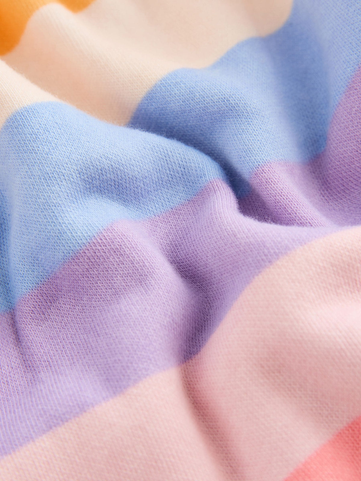 Rainbow Striped Long Sleeve Sweat Dress (3mths-7yrs)