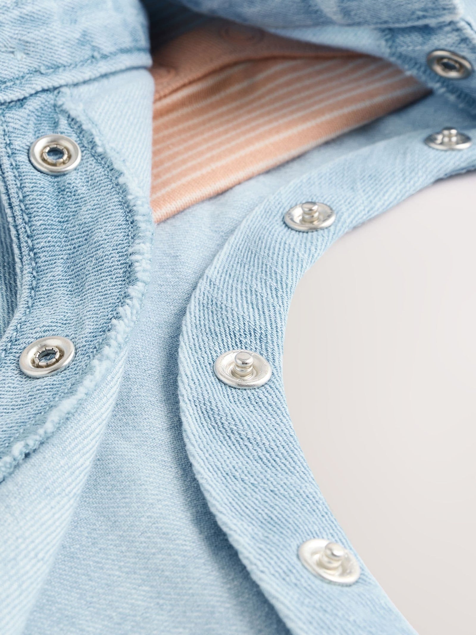 Denim Blue Dungaree and Bodysuit Baby Set (0mths-2yrs)