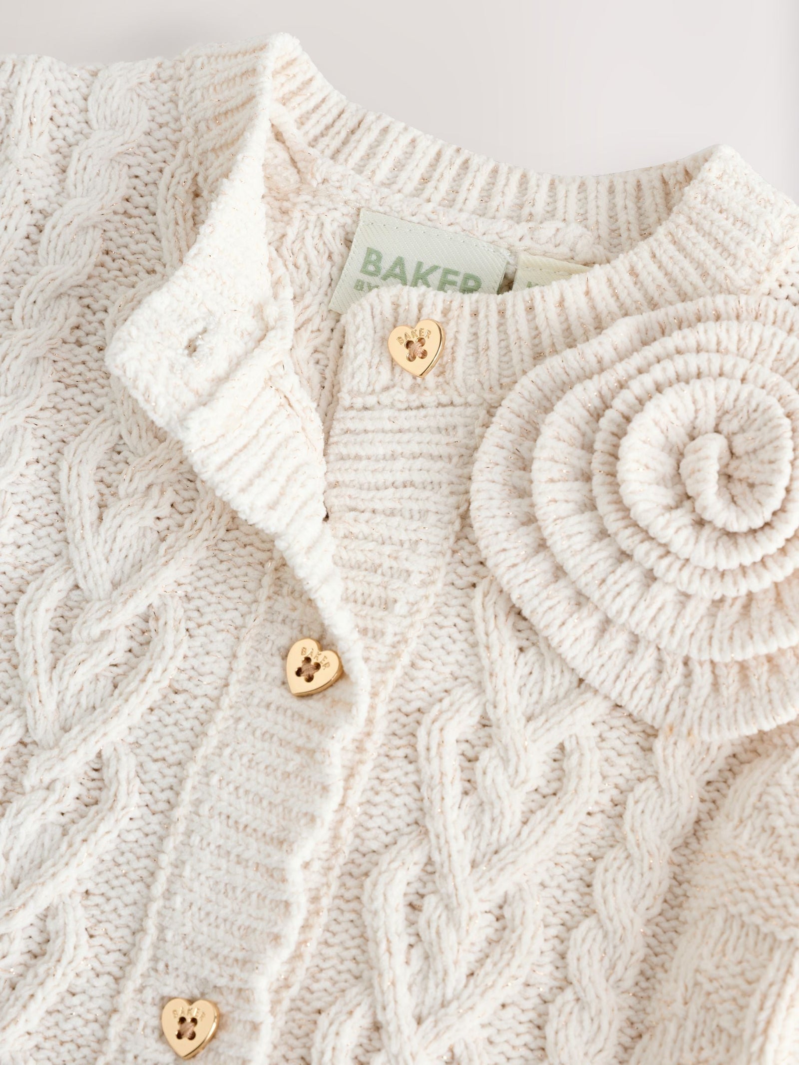 Baker by Ted Baker Knitted Corsage Cardigan