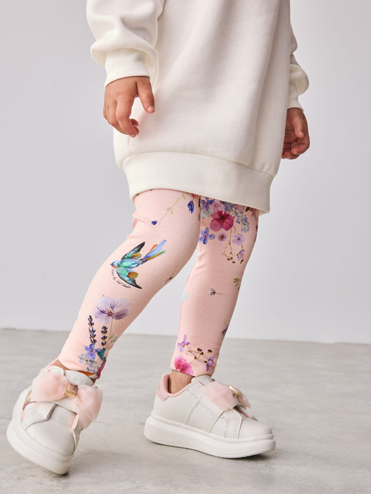 Baker by Ted Baker 2 Piece Longline Bow Sweat and Floral Leggings Set