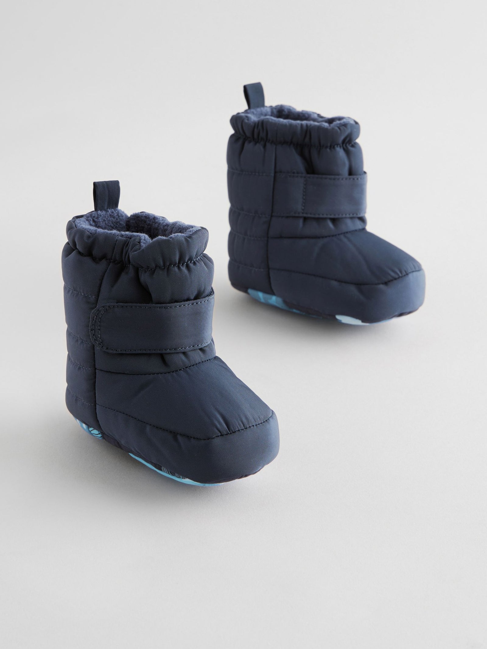 Blue Navy Baby Touch Fastening Snow Boots