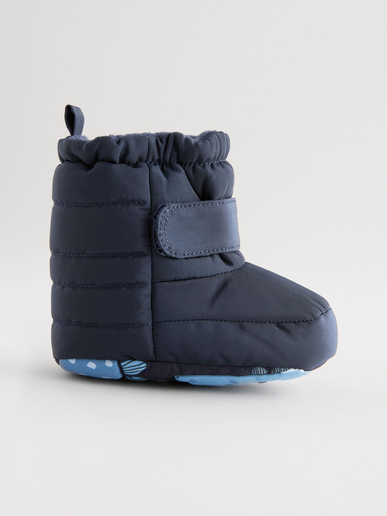 Blue Navy Baby Touch Fastening Snow Boots