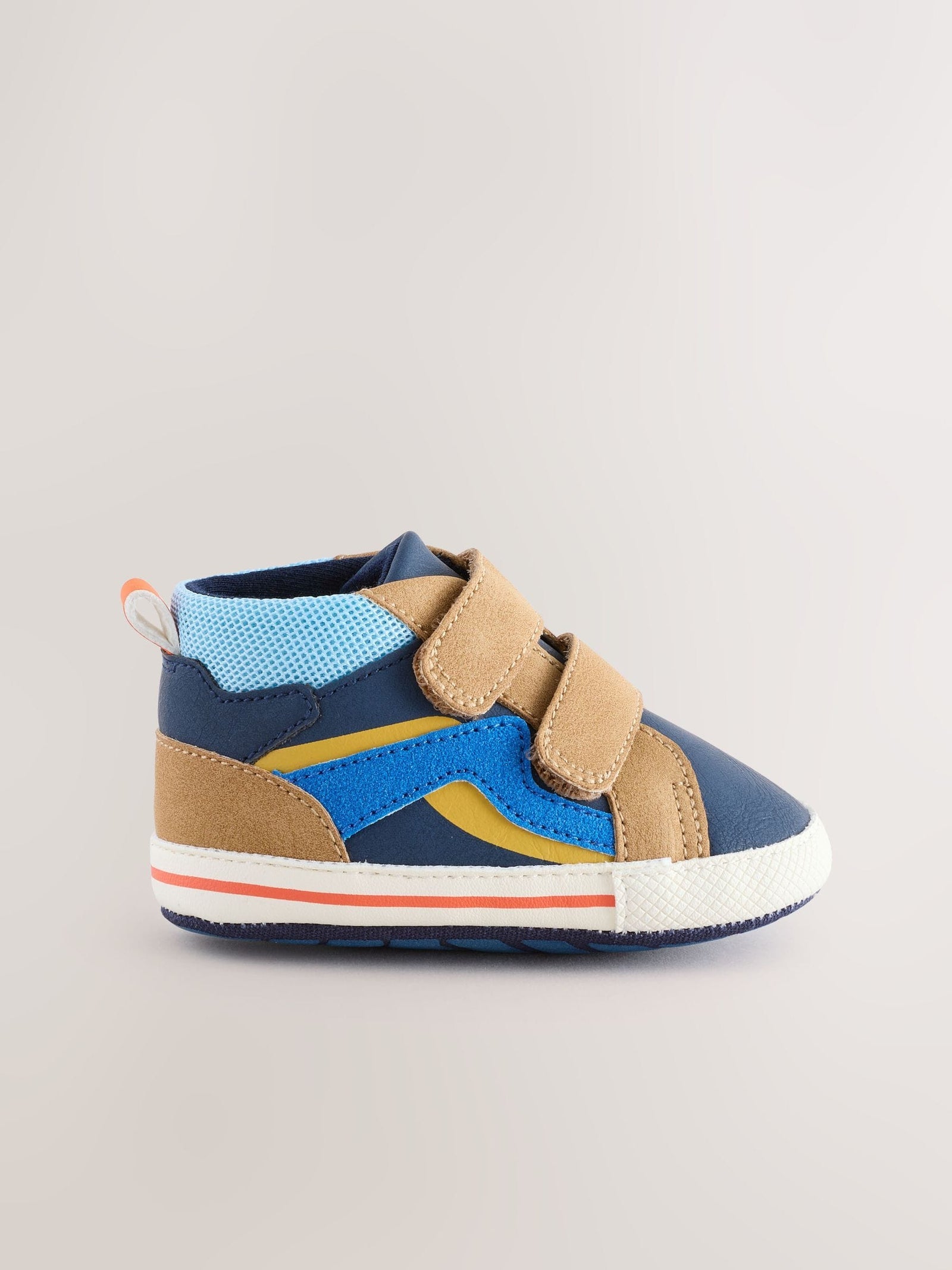 Blue Baby Touch Fastening Trainers (0-2mths)