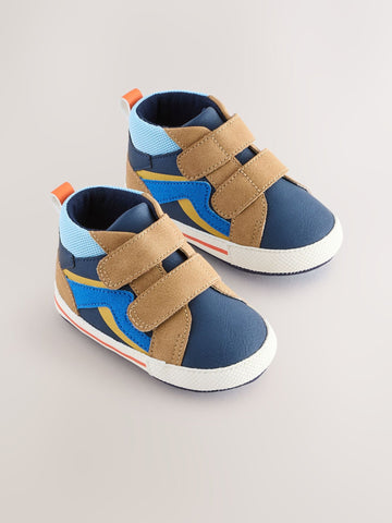 Blue Baby Touch Fastening Trainers (0-2mths)