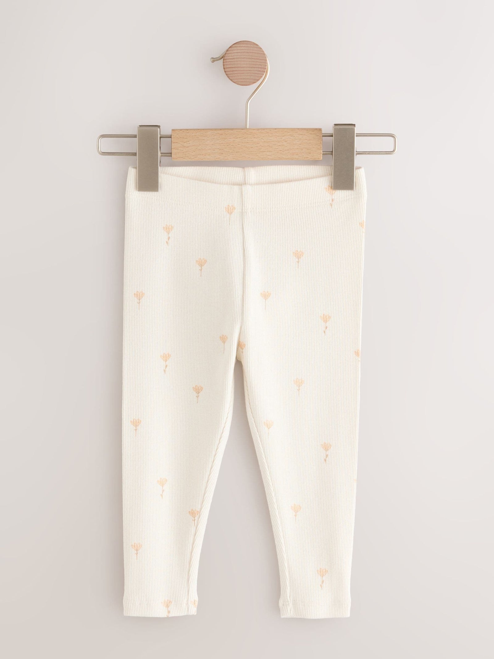 Floral Ribbed Leggings 5 Pack (3mths-7yrs)