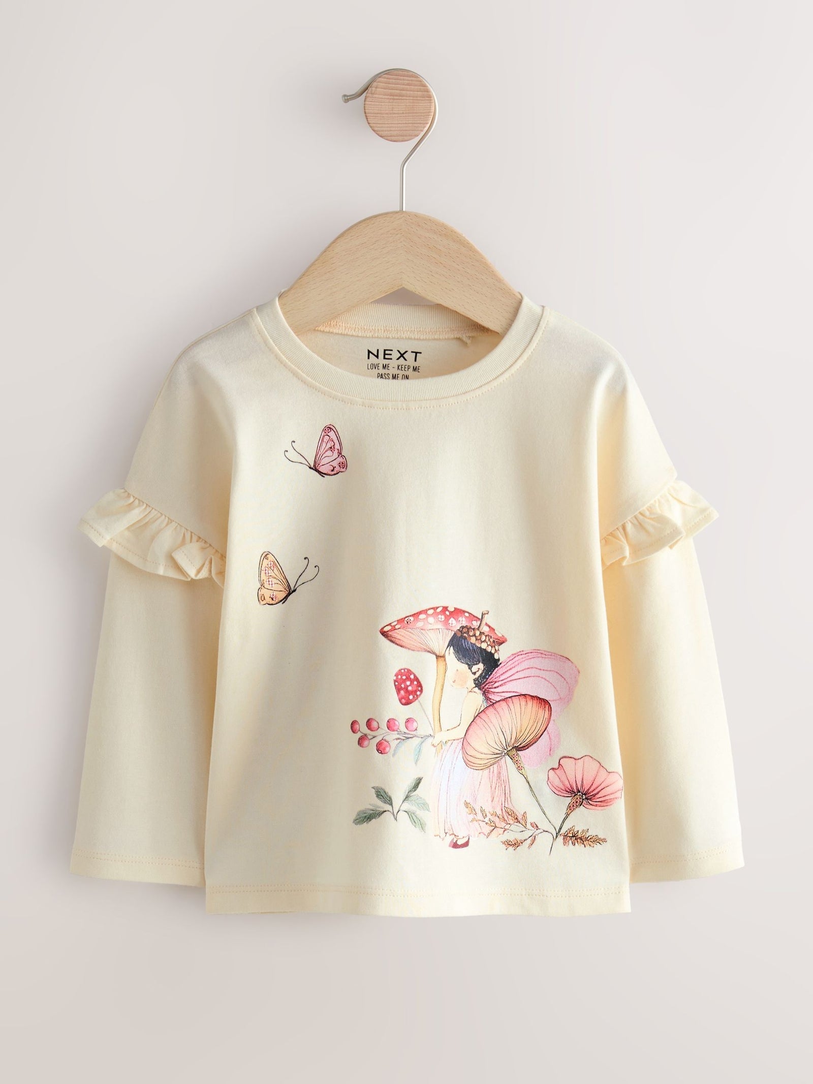 Green Fairy Long Sleeve Tops 4 Pack (3mths-7yrs)