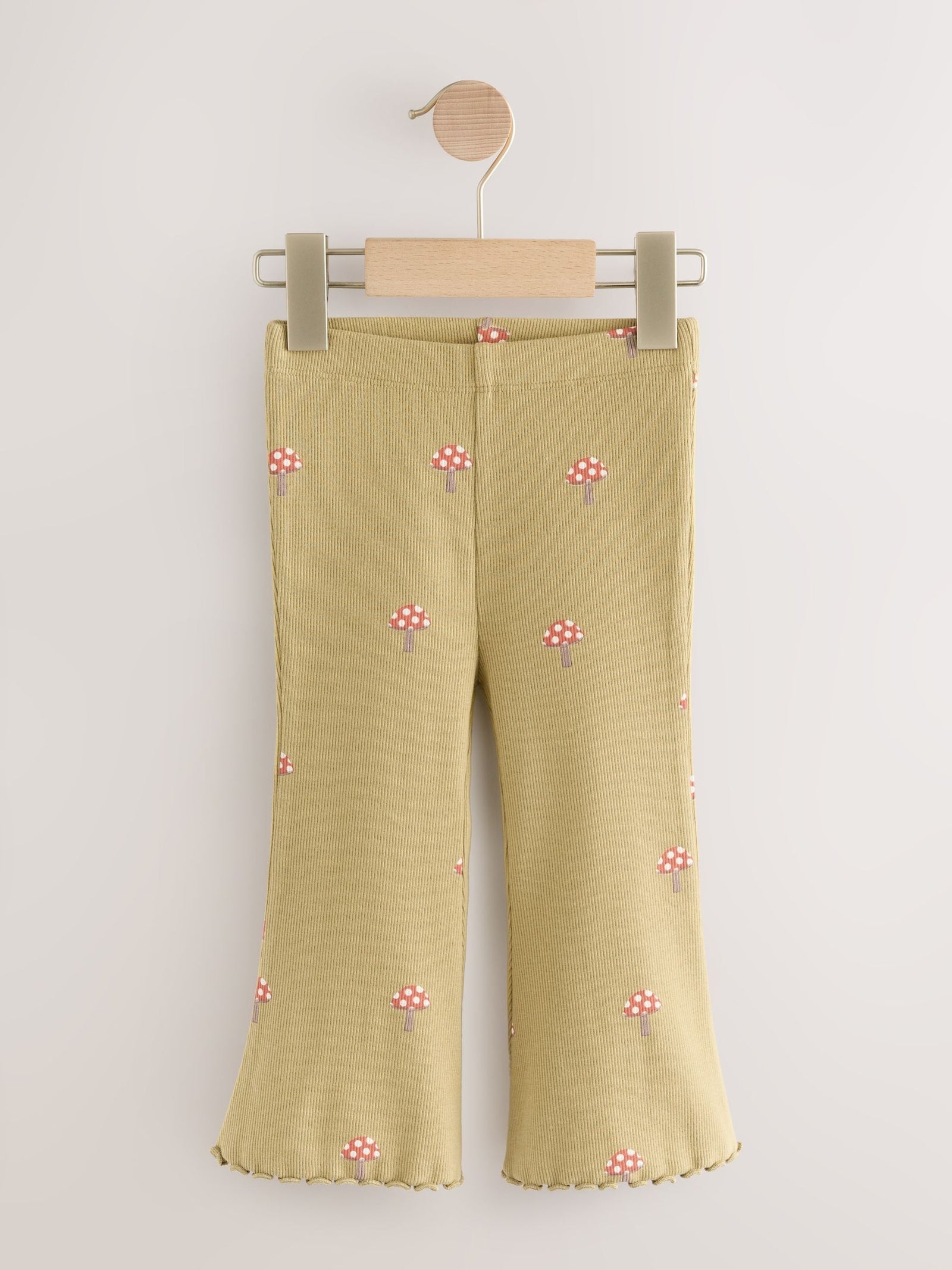 Autumnal Orange Flared Leggings 5 Pack (3mths-7yrs)
