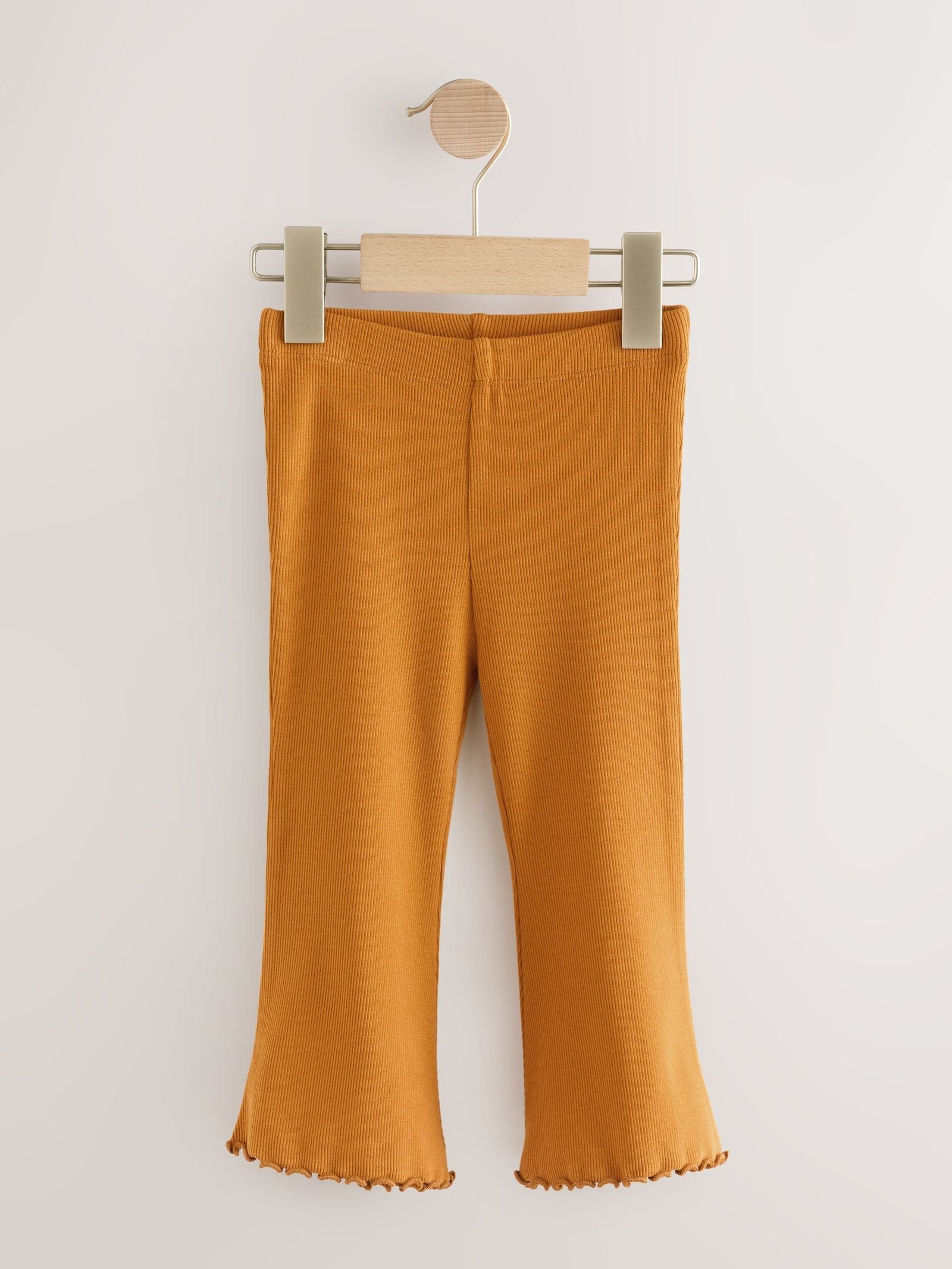 Autumnal Orange Flared Leggings 5 Pack (3mths-7yrs)