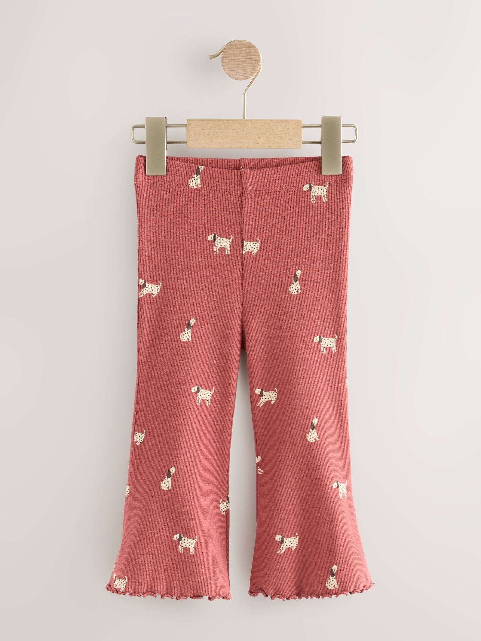 Autumnal Orange Flared Leggings 5 Pack (3mths-7yrs)