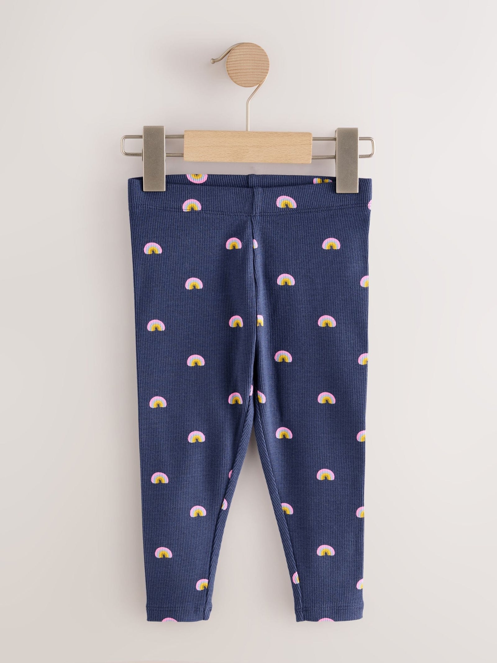 Rainbow Ribbed Leggings 5 Pack (3mths-7yrs)