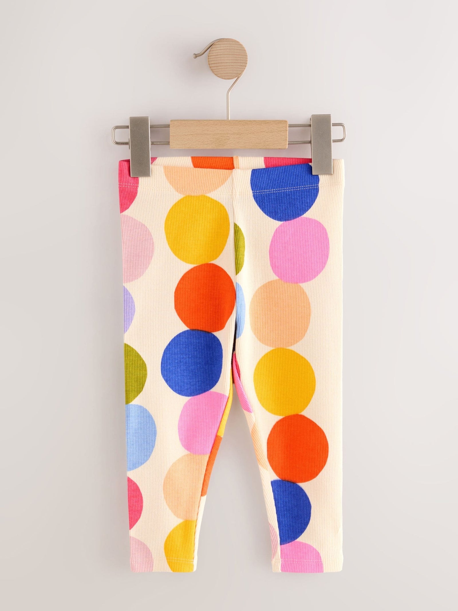 Rainbow Ribbed Leggings 5 Pack (3mths-7yrs)