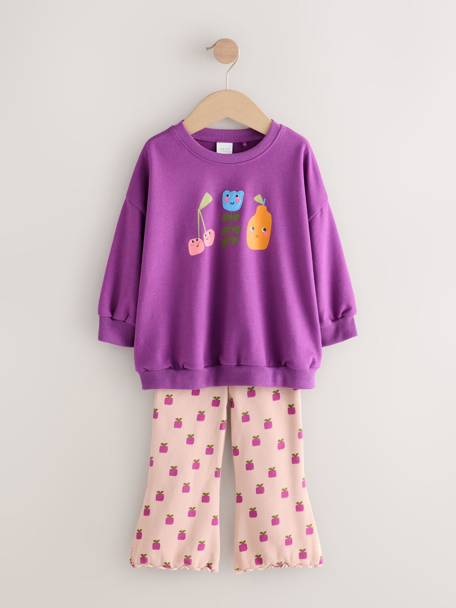 Purple Sweatshirt Set 4 Pack (3mths-7yrs)