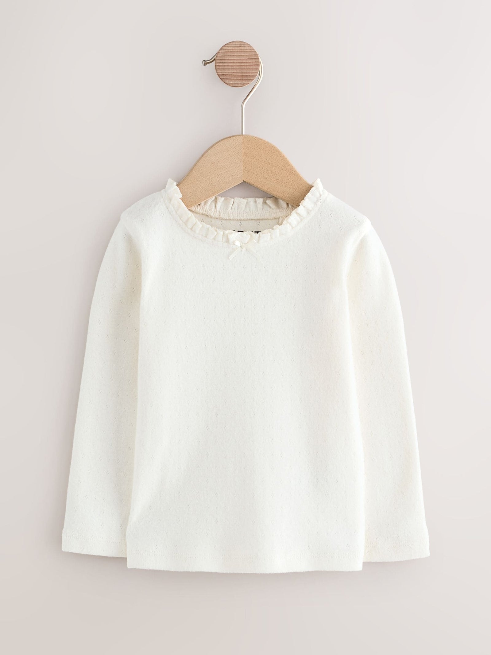 Pink/Neutral Long Sleeve Embroidered Tops (3mths-7yrs)
