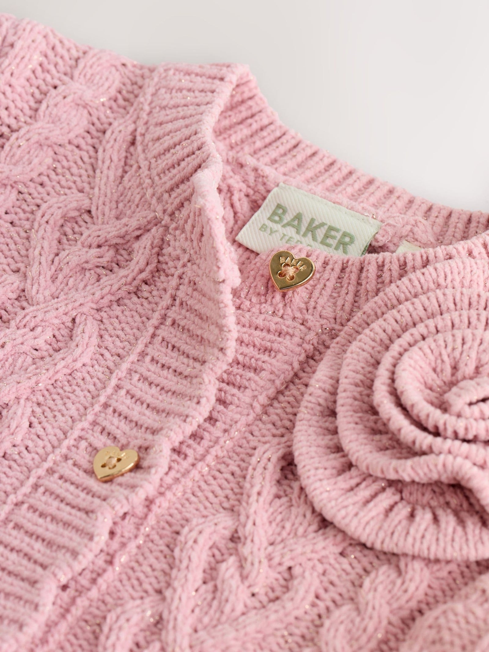 Baker by Ted Baker Knitted Corsage Cardigan