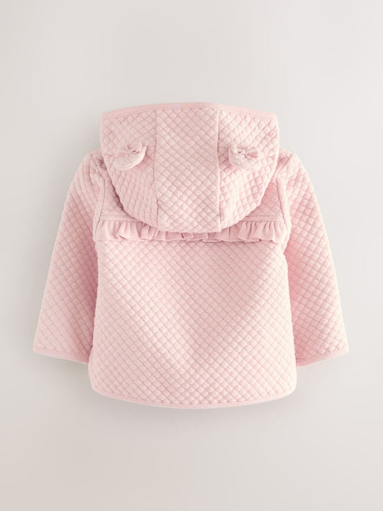 Baker by Ted Baker Lurex Quilted Hooded Jacket
