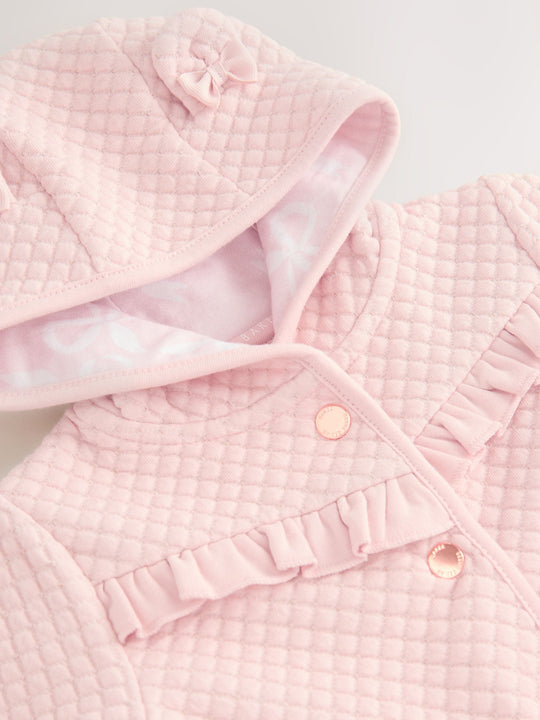 Baker by Ted Baker Lurex Quilted Hooded Jacket