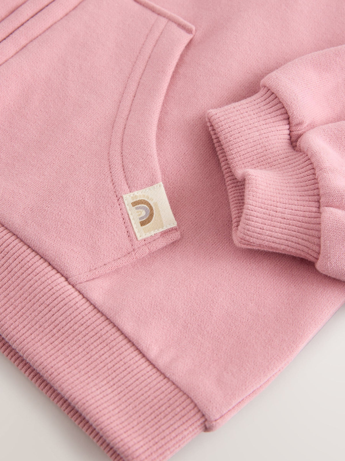 Rose Pink Zip Up Hoodie (3mths-7yrs)