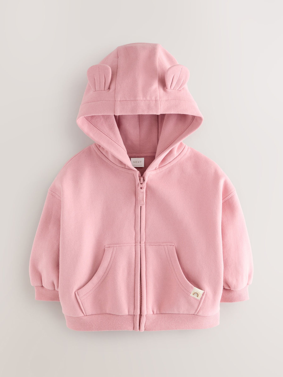 Rose Pink Zip Up Hoodie (3mths-7yrs)