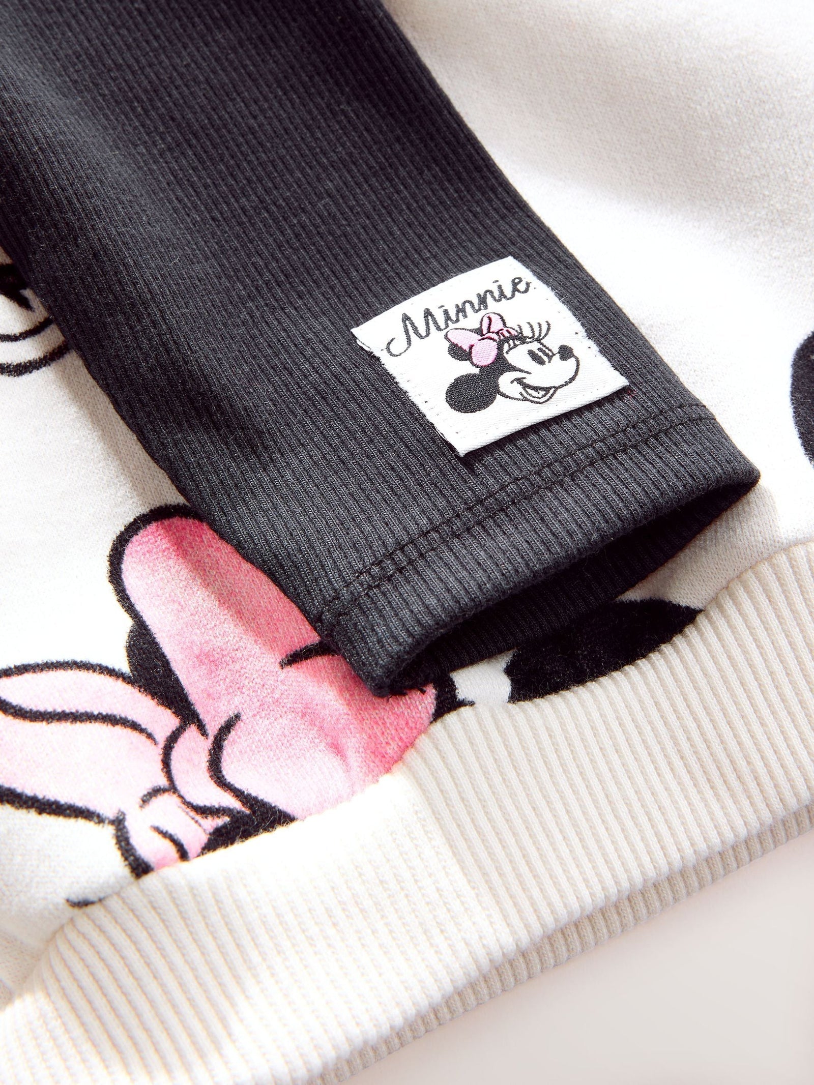 Cream Disney Minnie Mouse Sweatshirt & Leggings Set (3mths-7yrs)