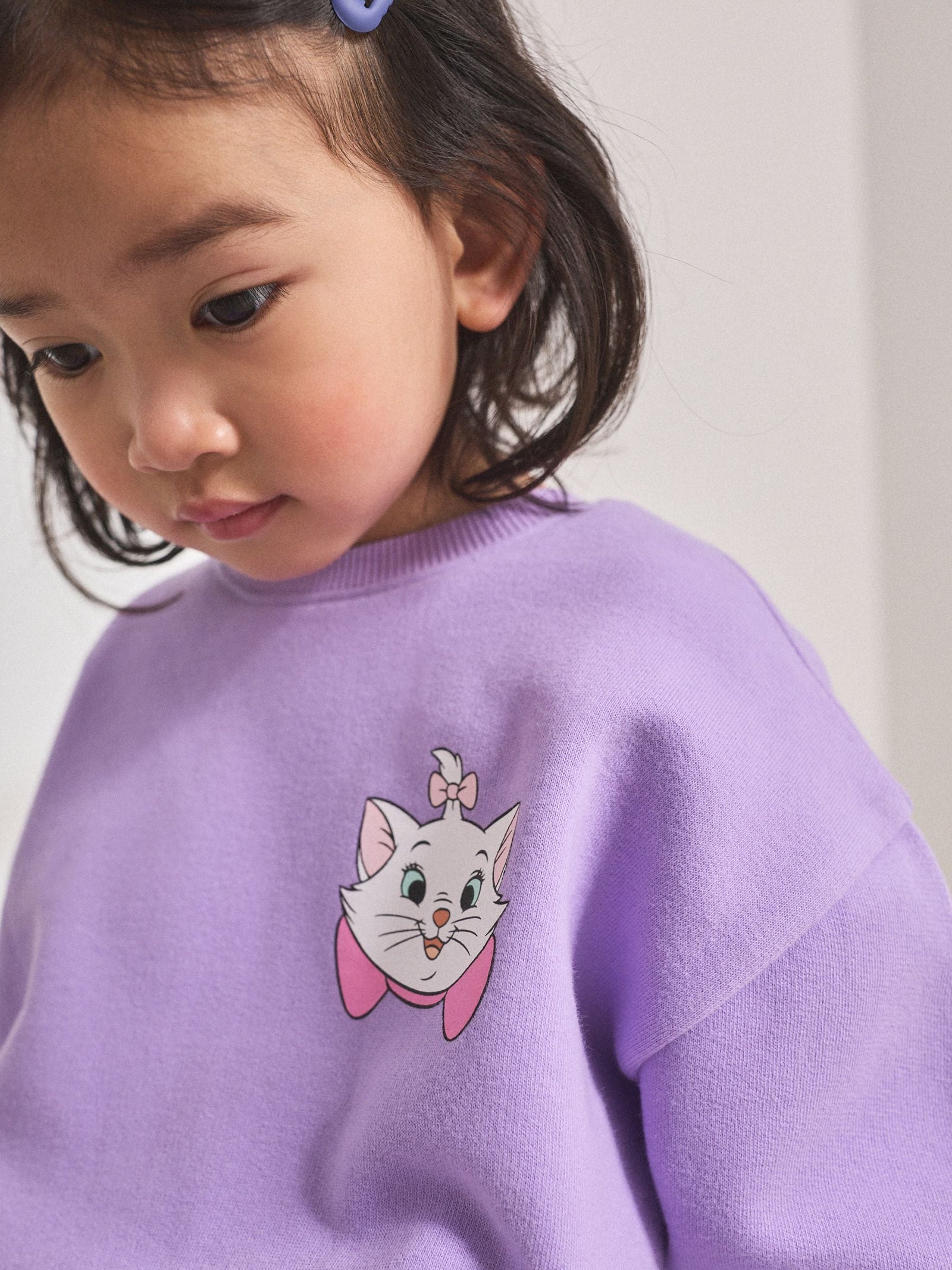 Lilac Purple Disney Aristocats Sweatshirt & Leggings Set (3mths-7yrs)