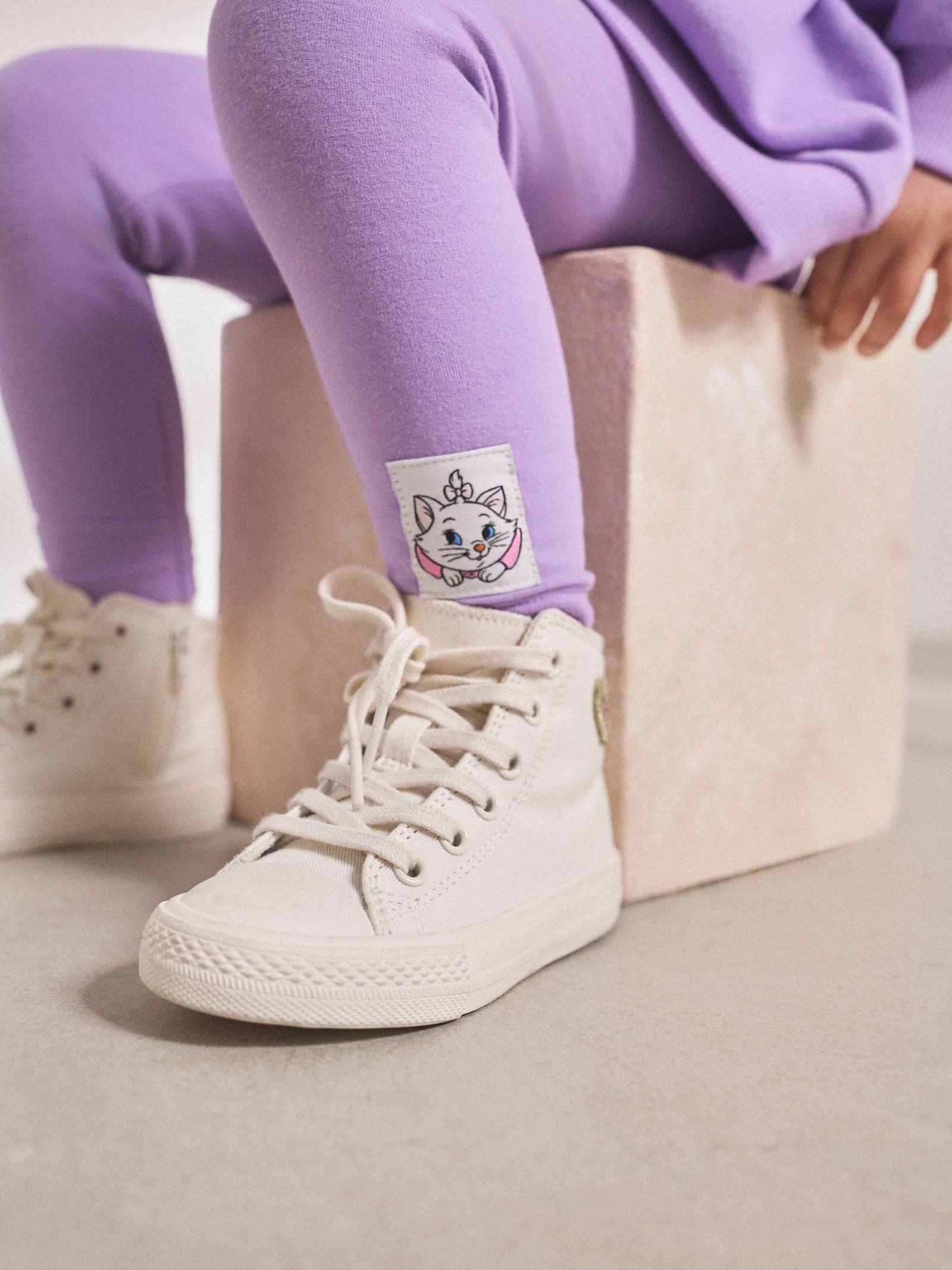 Lilac Purple Disney Aristocats Sweatshirt & Leggings Set (3mths-7yrs)