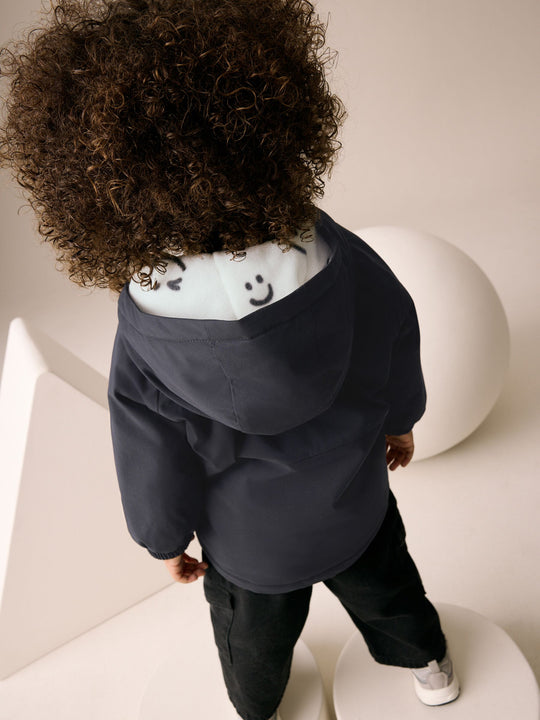 Black Shower Resistant Coat (3mths-7yrs)
