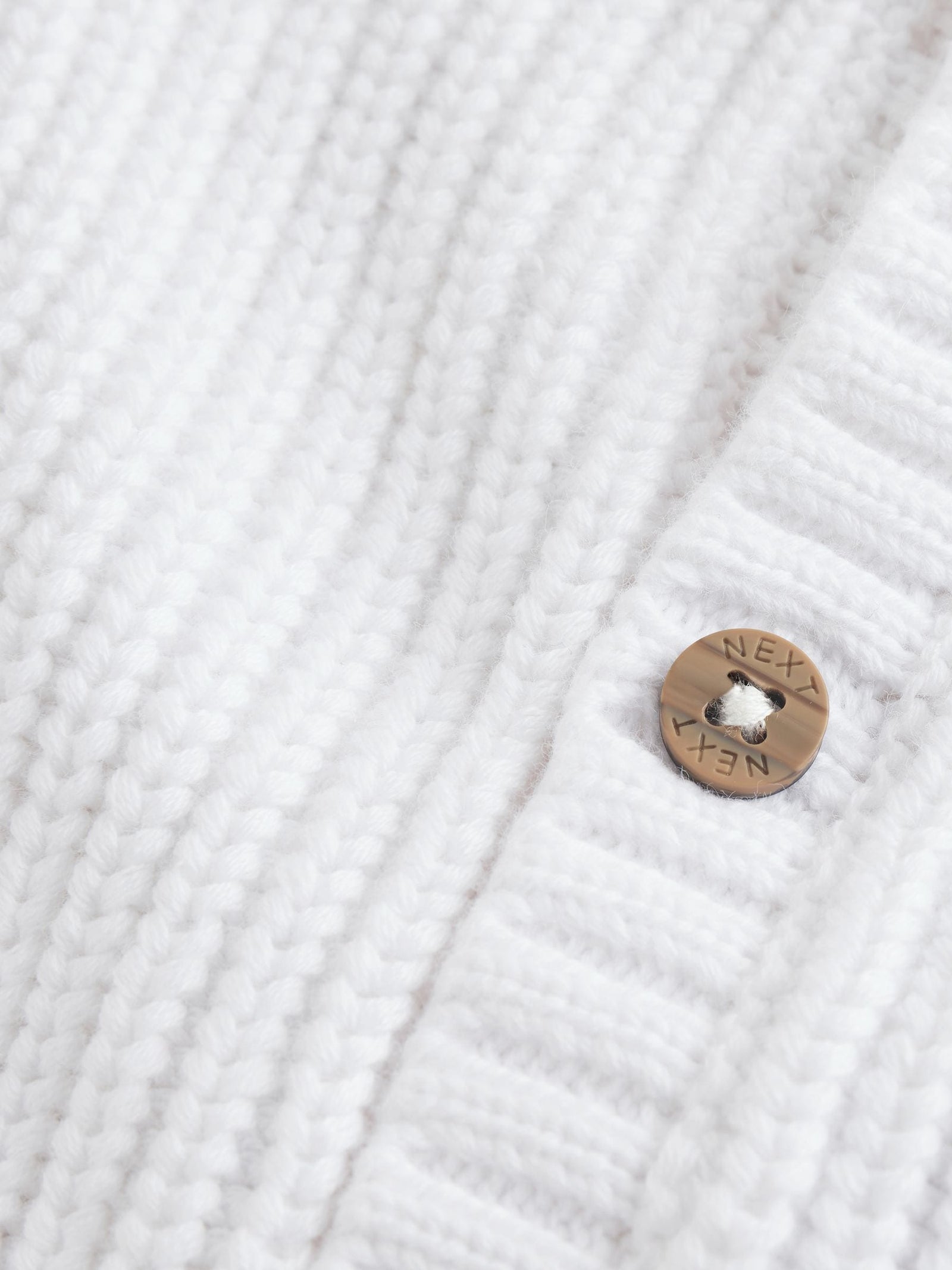 White Born In 2026 Baby Cardigan