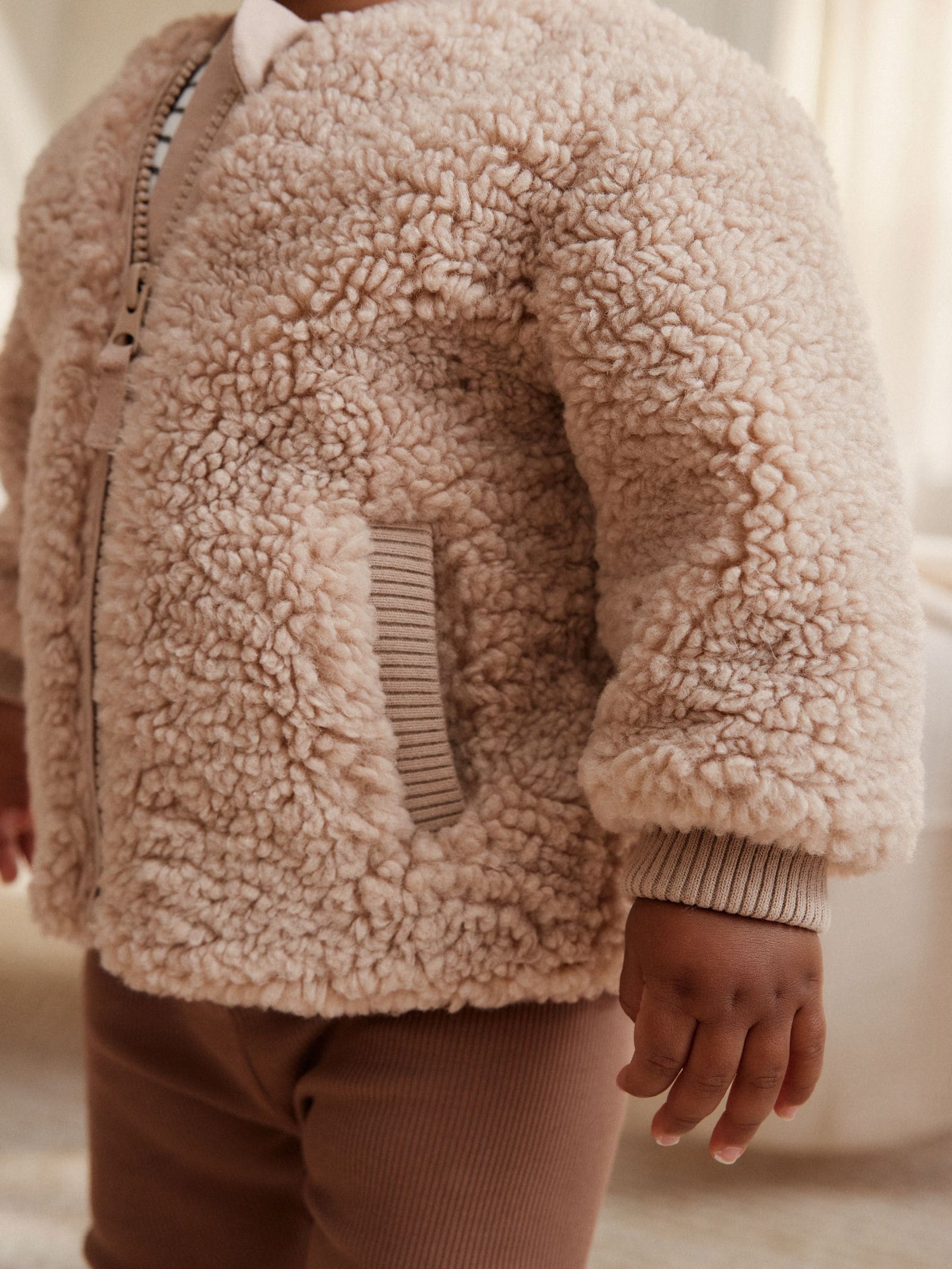Brown Borg Hello Bear Baby Jacket
