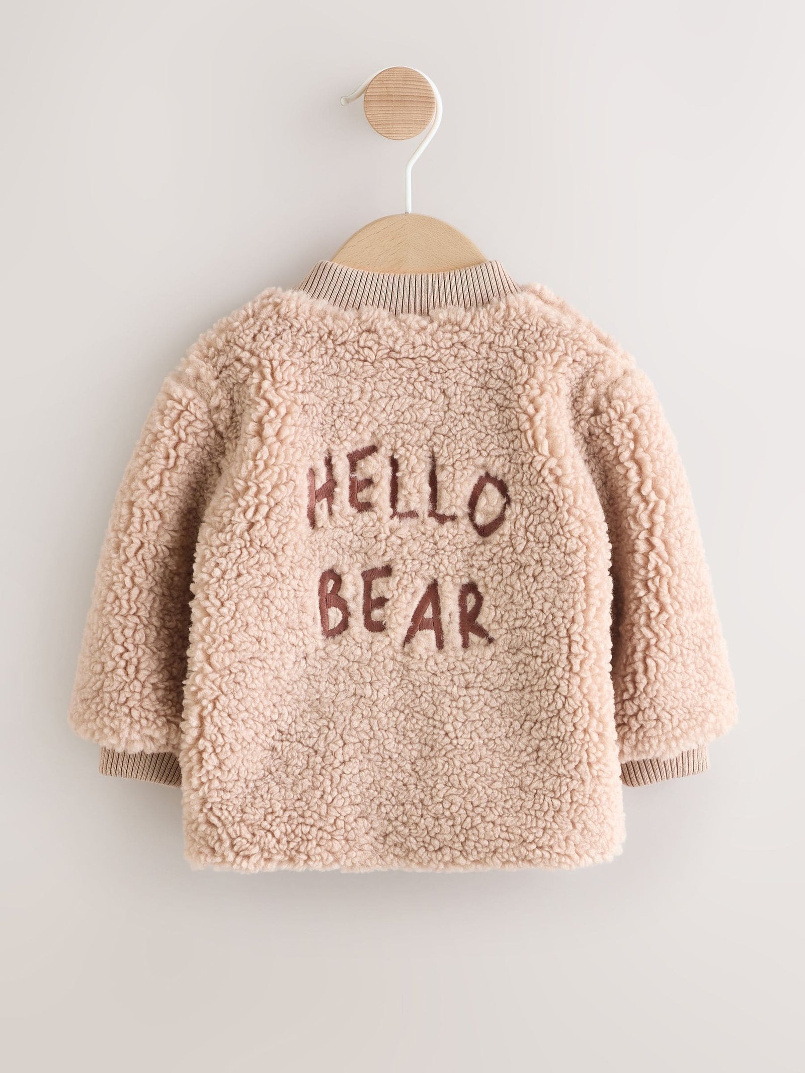 Brown Borg Hello Bear Baby Jacket