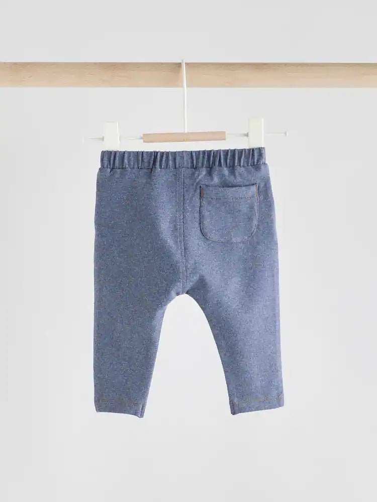 Blue Baby Leggings 2 Pack (0mths-2yrs)