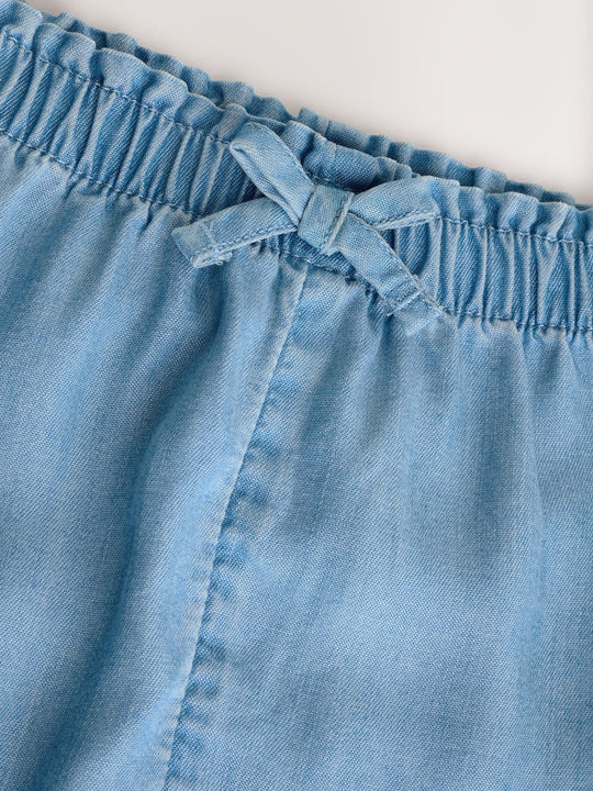 Blue Denim Tencel Baby Trousers (0mths-2yrs)