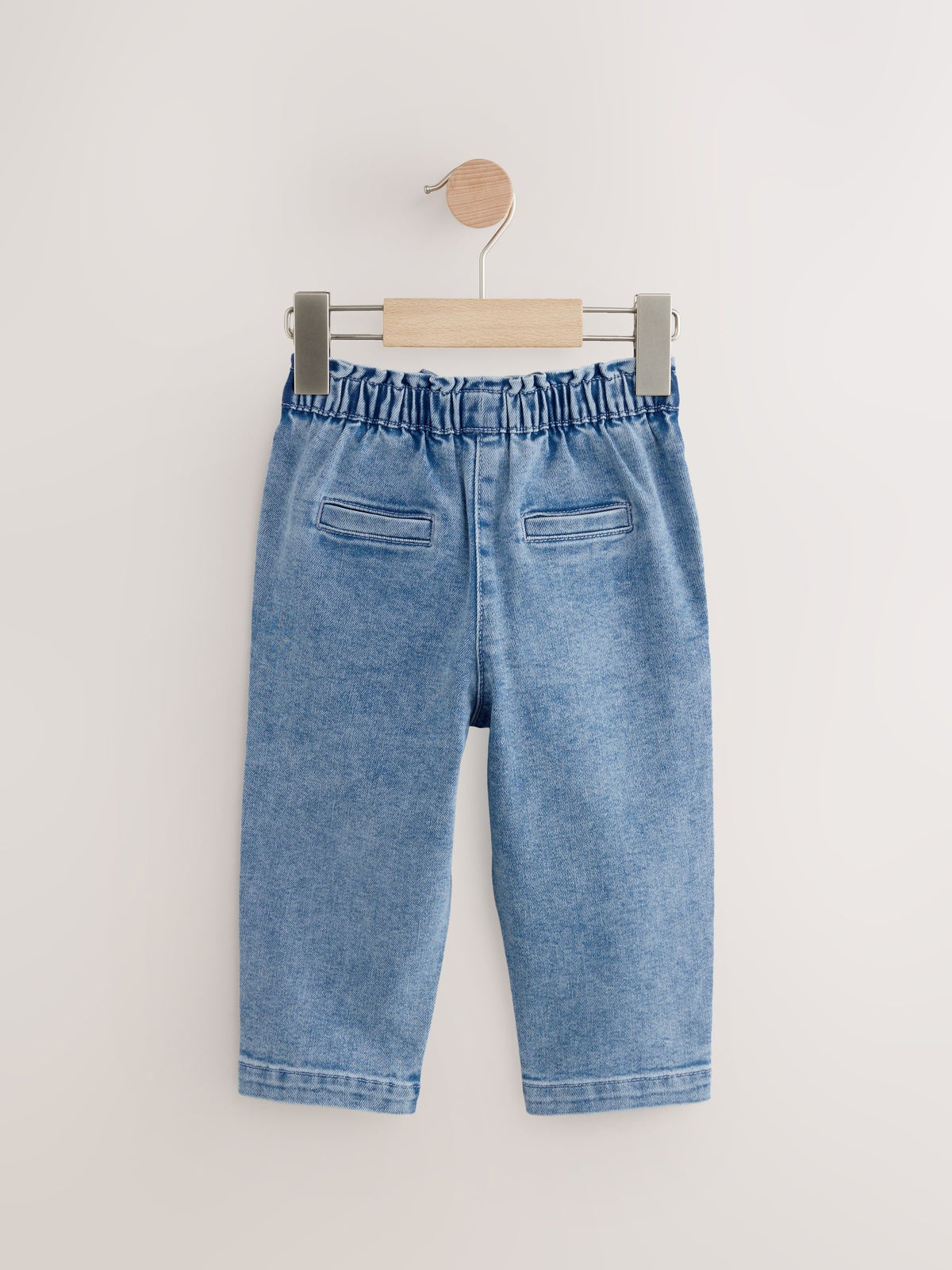 Light Wash Tie Waist Jeans (3mths-7yrs)