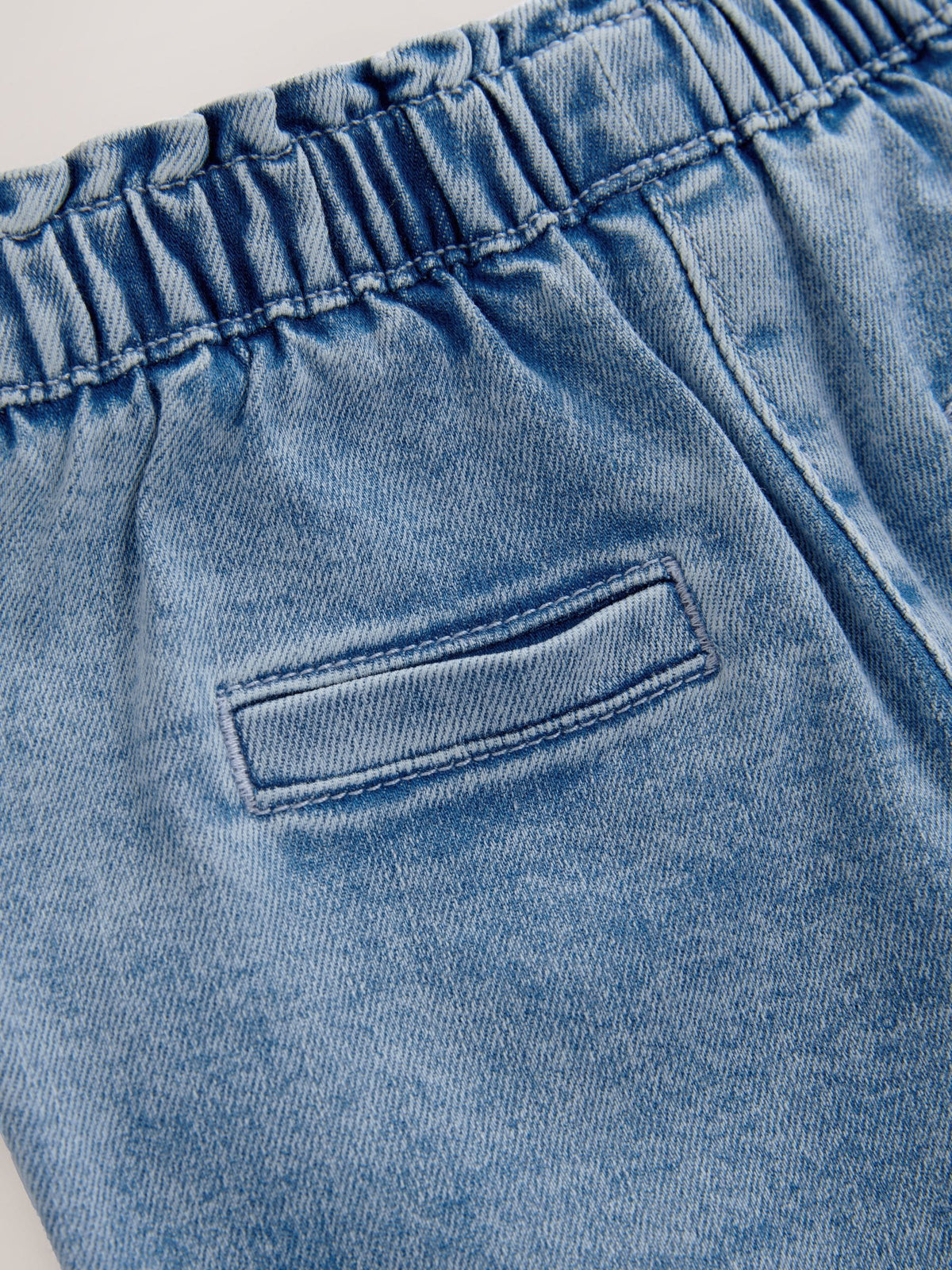 Light Wash Tie Waist Jeans (3mths-7yrs)