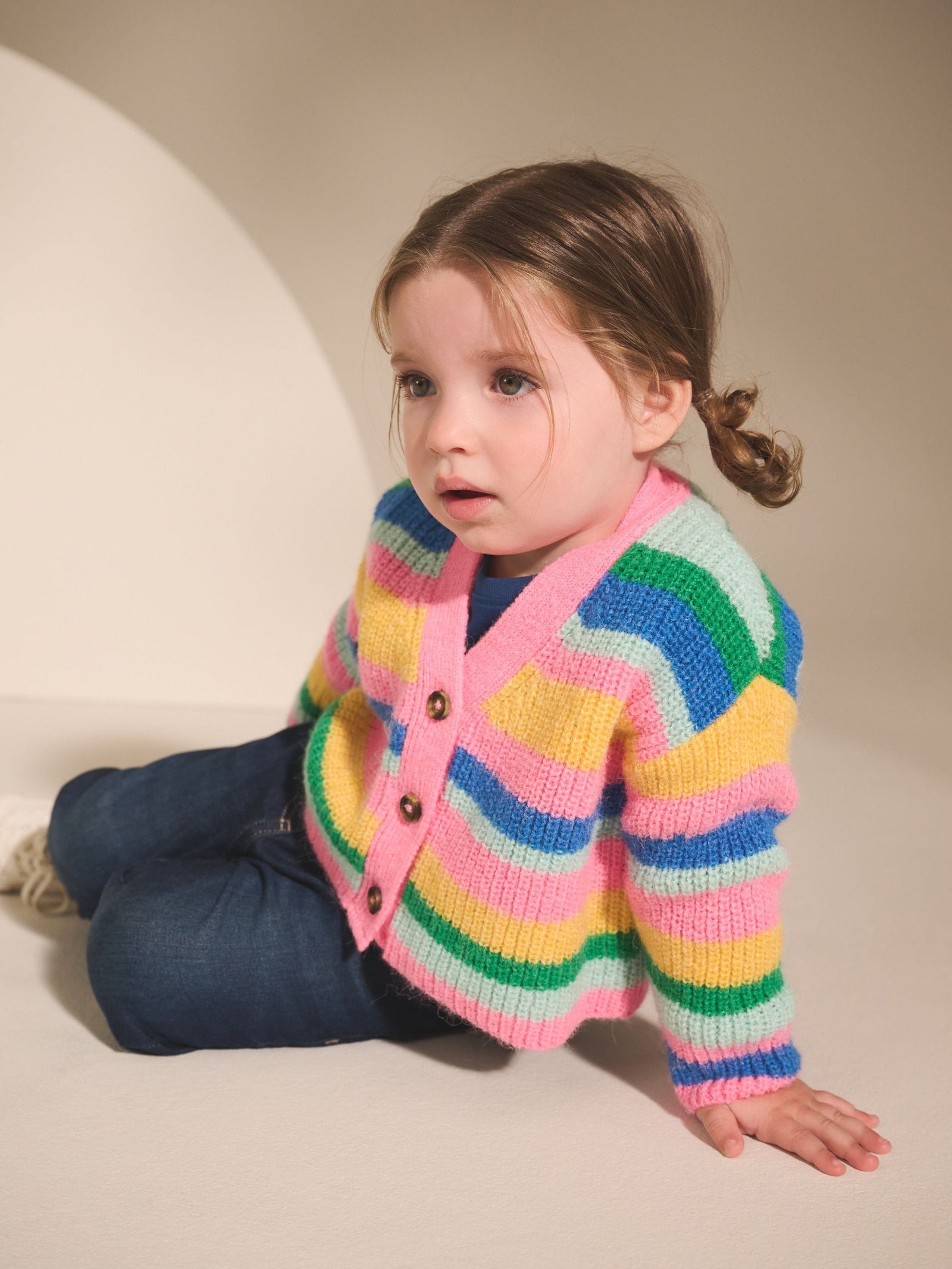 Rainbow V-Neck Cardigan (3mths-7yrs)
